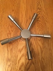 Ships From Idaho! Best Buy. Gun Safe Handle- 5 Spoke Chrome Handle