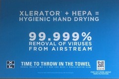 XLERATOR XL-SBVH 1.1N HV MOTOR ASSY 208-277v HAND DRYER EXCEL XL-SB HEPA FILTER