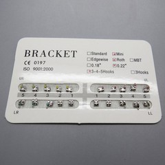 Orthodontic KIT Include Brackets Elastomeric Ligature Ties and 10 bag of Wires