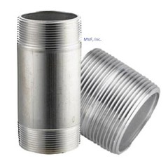 3/4″ x 4″ NPT Seamless Pipe Nipple S/40 ALUMINUM 6061-T6 AN1050611