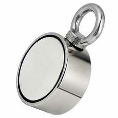 800LBS Neodymium Fishing Magnet Kit Up To Pull Force Super Strong Hunt & Rope