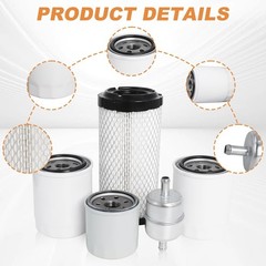 Vehicle Specific Filter Set for Kubota – Includes Air, Oil, Fuel & HST Filters