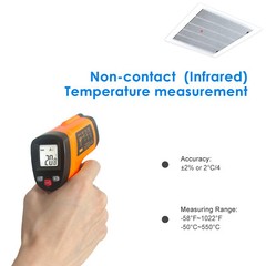 Helect Infrared Thermometer Non-contact Digital Laser Infrared Temperature Gun