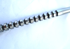 Hassay-Savage 8mm Hex H.S. Keyway Broach 12108. 8″ Total Length. 8mm Pilot