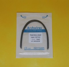 Dental Orthodontic Stainless Steel Rectangular Arch Wire Ovoid Natural Form