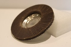 4″ x 5/8″ Flat Sanding Flapper Disc w/ Metal-Back For Grinders 40 120 180 Grit