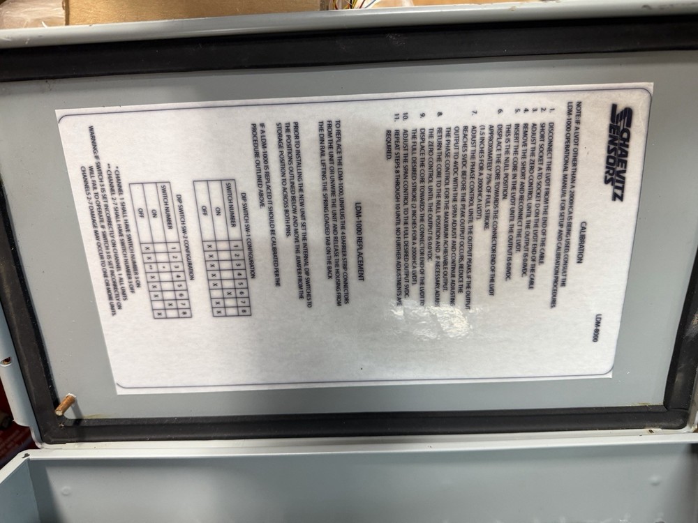 SCHAEVITZ LDM-1000 LVDT TRANSMITTER, 1 Item Even Though 8 Shown See Description