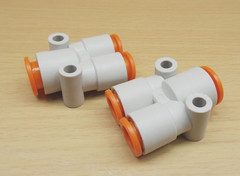 SMC KQ2U09-11A ONE TOUCH FITTNG “Y” DIFFERENT DIAMETER UNION 3/8 x 5/16 5/16