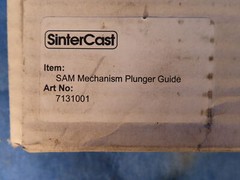 SINTERCAST 232990 SAM MECHANISM PLUNGER GUIDE 125X72 MM 0.4 KG 1YEAR WARRANTY