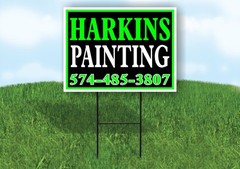 CUSTOM sign for Harkins Painting