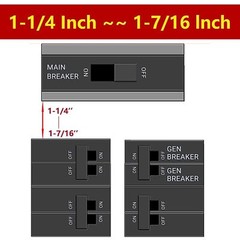 Generator interlocking kit compatible Cutler Hammer BR Fit series 150 & 200 amps