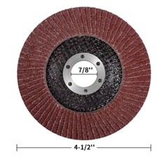 SATC 4.5inch 28PCS Aluminum Oxide Flap Discs P40/60/80/120Grinding Wheel Sanding