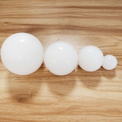 White Solid Silicone Ball Bouncing Bouncy Silica Gel Balls Diameter 1mm-160mm