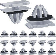 20 PCS Fender and Bumper Rocker Panel Trim Clips with Door Molding