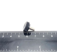 M4 x 8mm Knurled Thumb Screws Bolts Black Clamping Knob 304 Stainless 4-24 Pack