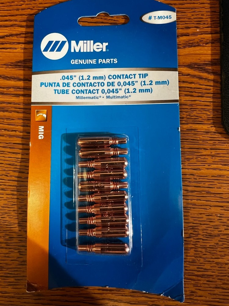 Miller T-M045 .045 MDX AccuLock Contact Tips for MDX MIG Gun