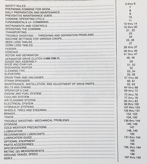 Lot International 1440 Combine Operators Parts Manuals Owners Catalog Book