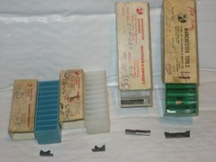 New Manchester Tooling LOT DOGBONE assortment & misc.CARBIDE INSERTS –