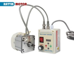 『US』AC110v with Threaded Shaft Brushless Servo Motor +Servo Speed Controller