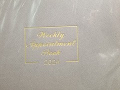 2024 Appointment Book/Planner – Weekly Appointment Planner Jan 2024 – Dec 2024