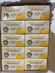 CASE OF 950 Great Glove Soft Nitrile Exam Powder Free Gloves XL SNM50020