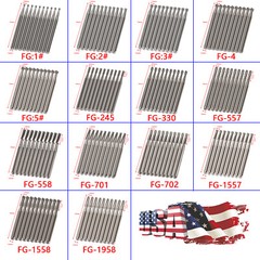10-100pcs Dental Round Carbide Tungsten FG RA Burs For High Speed Handpiece to