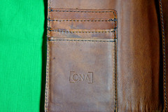 ONA Passport Wallet – Antique Cognac Leather – Sample