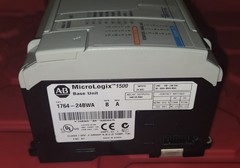 (Tested)Allen-Bradley MicroLogix 1500 PLC Base Unit 1764-24BWA Processor Module