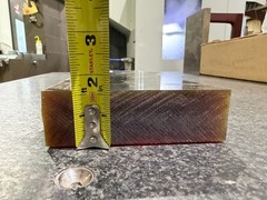 Ultem PEI 1000 Natural Sheet 1-1/2″ Thick x 5.00″ Wide x 14″ Length