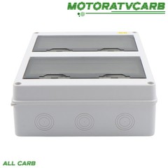 ALL-CARB 24 Way Circuit Breaker MCB Distribution Protection Box W/ DIN Rail IP65