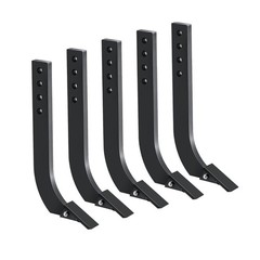 1/5/6 Pack Box Blade 18” Ripper Shank 4 Hole Box Scraper Shank Black