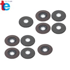 60 Grit Premium Zirconia Grinding Flap Disc 10Pcs 4-1/2″ X 7/8″ Flap Disc Grey