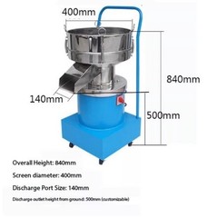 Powder Sifter Stainless Steel Soy Milk Filter Electric Vibrating Screen Machine