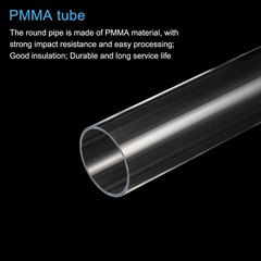 47mm ID 50mm OD 14″ Acrylic Rigid Round Tube for Lamps and Lanterns