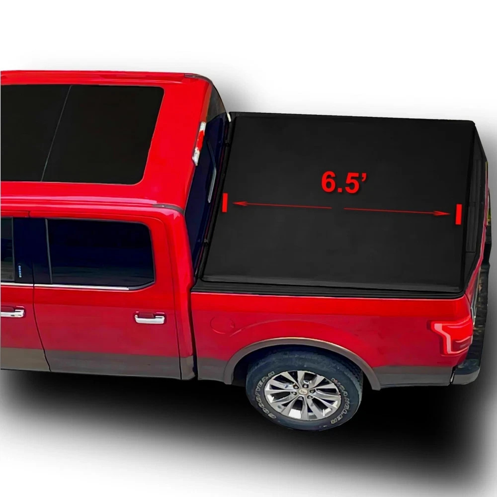 Soft Roll Up Tonneau Cover 6.5′ Bed 1975-1989 Dodge D100 Fleetside Vinyl