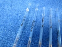 Lot of 6 Kimax Fisherbrand Volumetric Pipettes 20mL 25mL 30mL 40mL 50mL 100mL