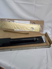 RIXSON PH 91 N DCP 696 RH OVERHEAD COMPLETE DOOR CLOSER SATIN BRASS FINISH