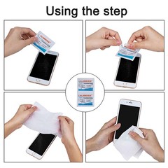 Pre-Moistened Lens Wipes ALIBEISS Screen for 100 Count (Pack of 1)