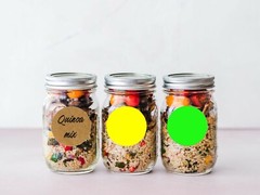 Royal Green Large 3 Inch Dot Stickers (75mm) Round Color-Coding Labels on a Roll