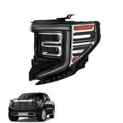 Headlight Assembly Left Side Replacement 2022-2024 Sierra 1500 Denali SLT