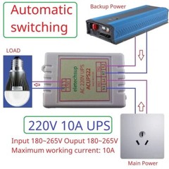 30A AC 110V 220V UPS module 50 60HZ backup power board power outage switc