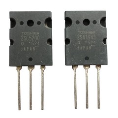 2SC5200 & 2SA1943 A1943 & C5200 TOSHIBA Transistor Silicon Power NPN PNP To-264