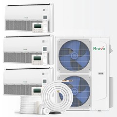 Bravo 3-Zone MS AC & Pump 42000 BTU Universal/Floor Ceiling 12K+18K+24K