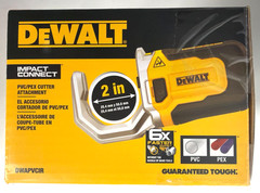 [NEW] (DWAPVCIR) Dewalt IMPACT CONNECT PVC/PEX Pipe Cutter Attachment