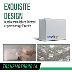 100 Pieces Padded Bubble Mailer Envelope White With Color Logo