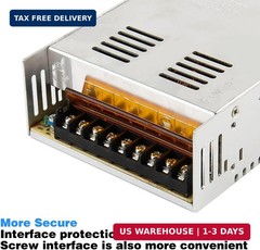 SUPERNIGHT 12V DC 30A 360W Universal Regular Circuit Power Supply Switching Low-