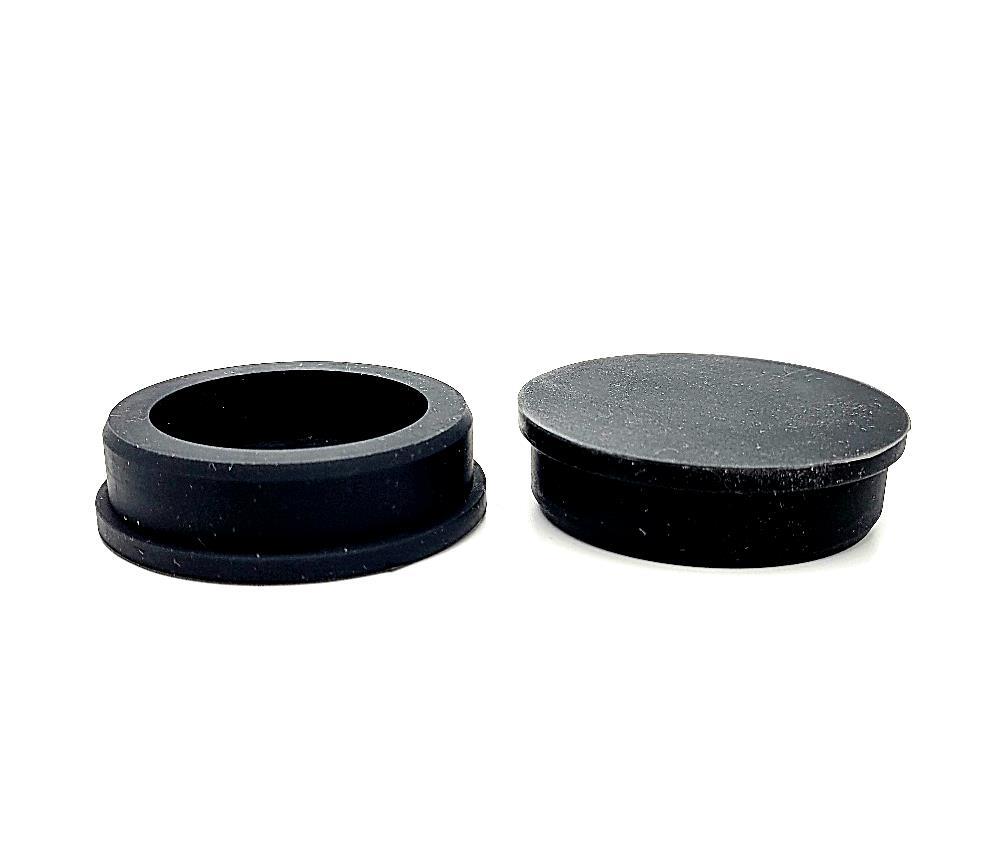 2″ Silicon Rubber Hole Plugs Push In Compression Stem Knockout Covers 2 1/4″ Top