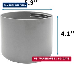 Qualward Air Conditioner Hose Extention Coupler 5.9 Inches, Portable AC Exhaust