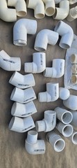 Mixed Lot of PVC Fittings over 60 3/4” Sch 40 Plus Others – New Dirty