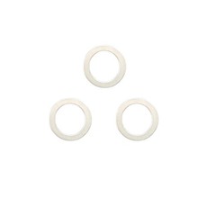 M15x21mm Steel Shim Set 48pcs â€“ Large Diameter Precision Washers 0.1/0.2/0.3/